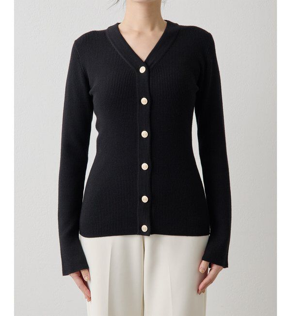  「リブニットカーディガン」|ニット・セーター|