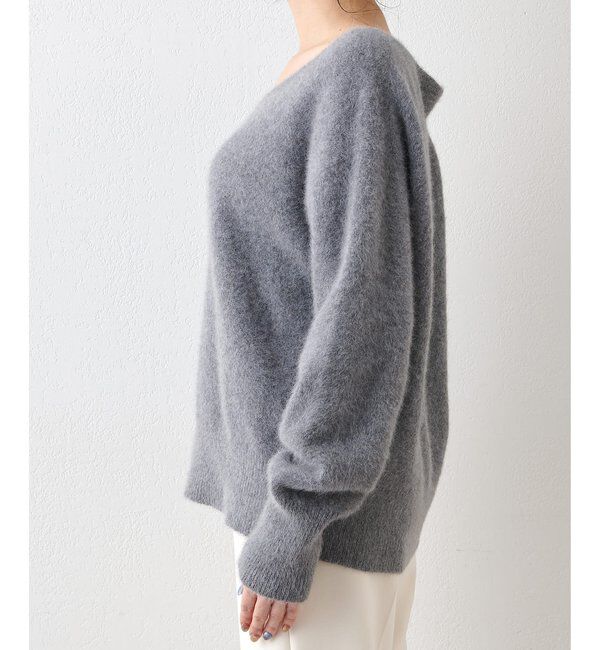  「フォックスウール Vネックプルオーバー」|ニット・セーター|