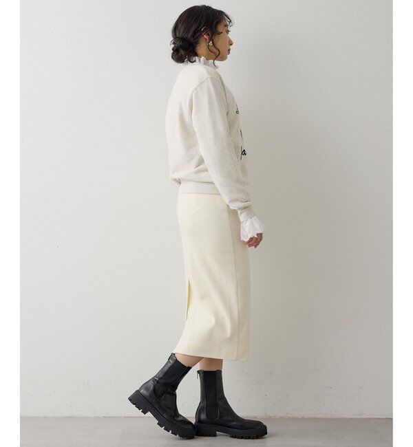  「圧縮スムースタイトスカート」|スカート|