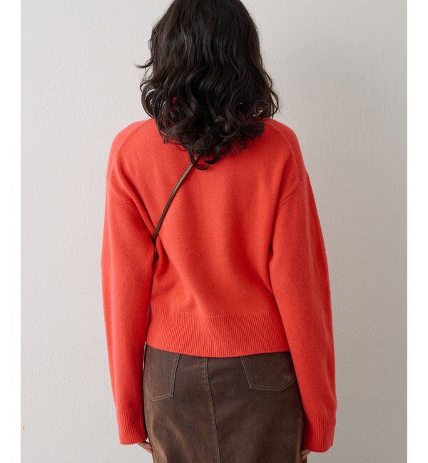  「ウールカシミヤZIPニットプルオーバー」|ニット・セーター|