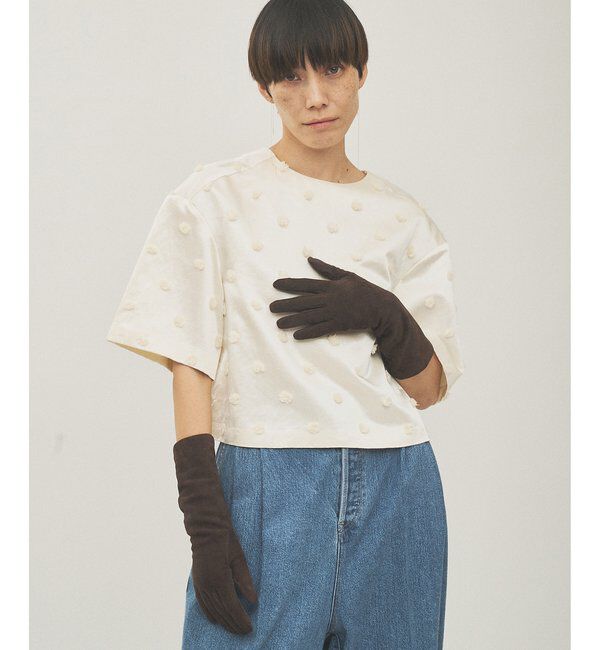  「ボンボンジャガードブラウス」|シャツ・ブラウス|