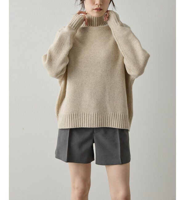 Drawing Numbers「【Drawing Numbers】接結ルーズタートルニット」|ニット・セーター|