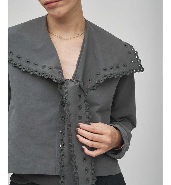 GEMINI「【GEMINI】スカラップブラウス」|シャツ・ブラウス|