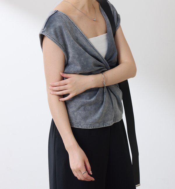  「Q.anos ツイストタンクトップ」|Tシャツ・カットソー|