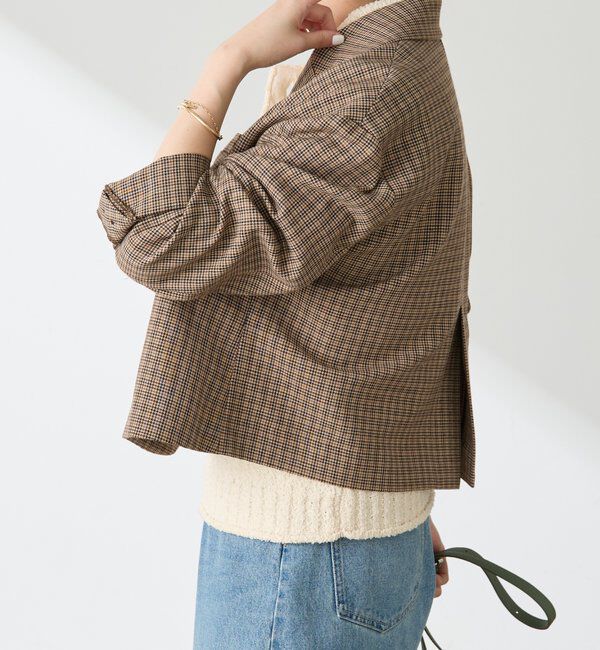  「ショートテーラードジャケット」|ベスト・ジレ|