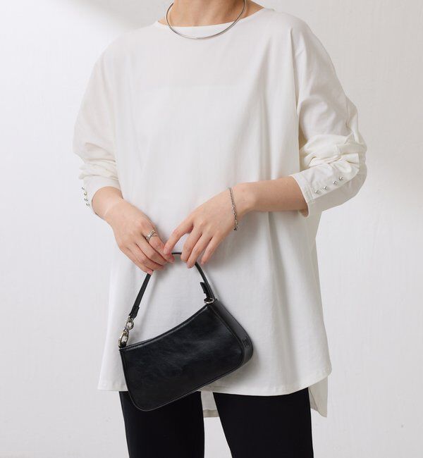  「袖ボタンロンT」|Tシャツ・カットソー|