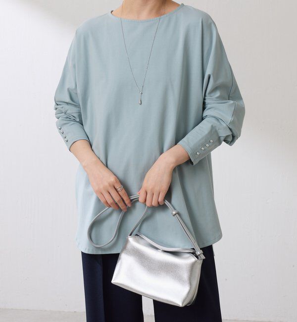  「袖ボタンロンT」|Tシャツ・カットソー|