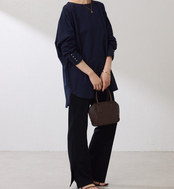  「袖ボタンロンT」|Tシャツ・カットソー|