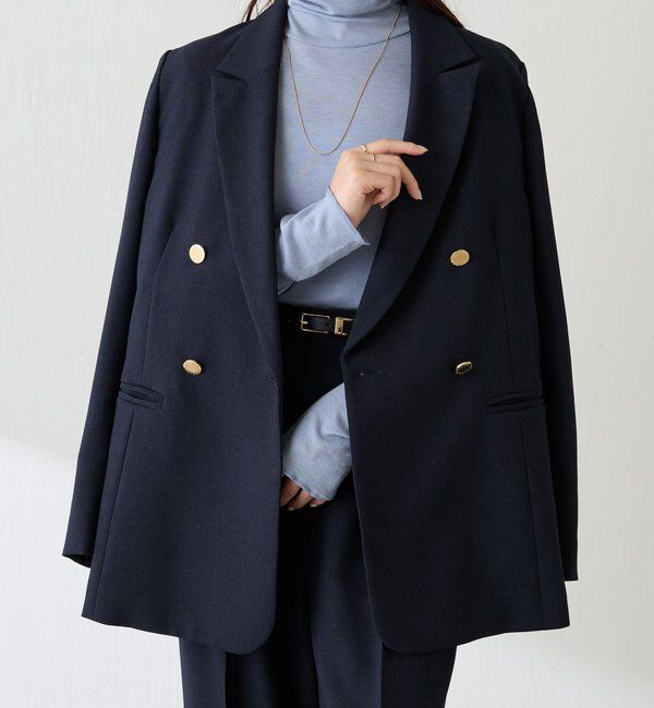  「ウールライクダブルジャケット」|デニムジャケット|