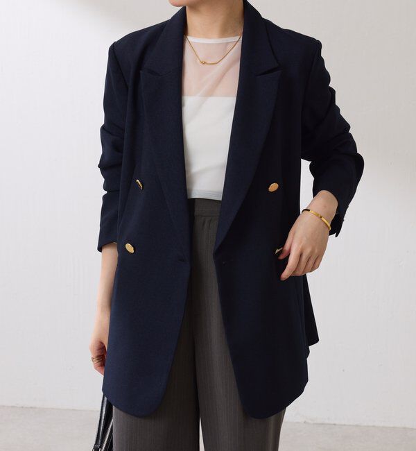  「ウールライクダブルジャケット」|デニムジャケット|