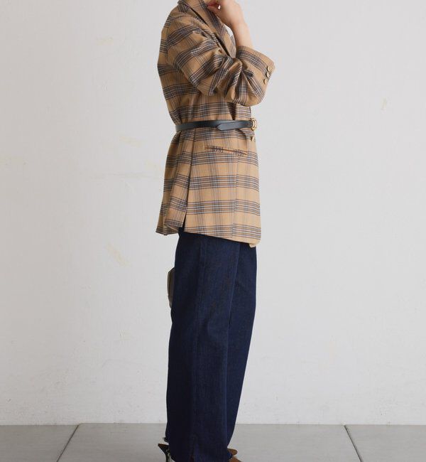  「ウールライクダブルジャケット」|デニムジャケット|