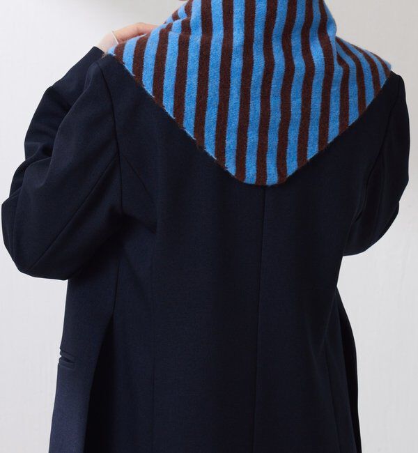  「【PAPILLONNER/パピヨネ】ニットボーダーストール」|マフラー|