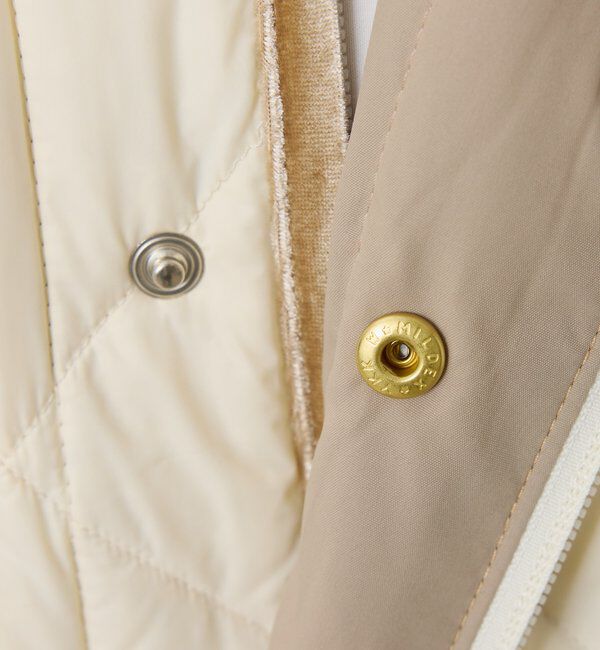  「ベロアパイピングリバーシブルコート」|その他|