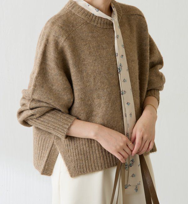  「ヤクライクショートニット」|ニット・セーター|