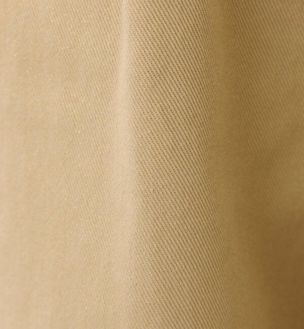  「【ウエスト調整可能】箔ツイルワイドパンツ」|チノ|