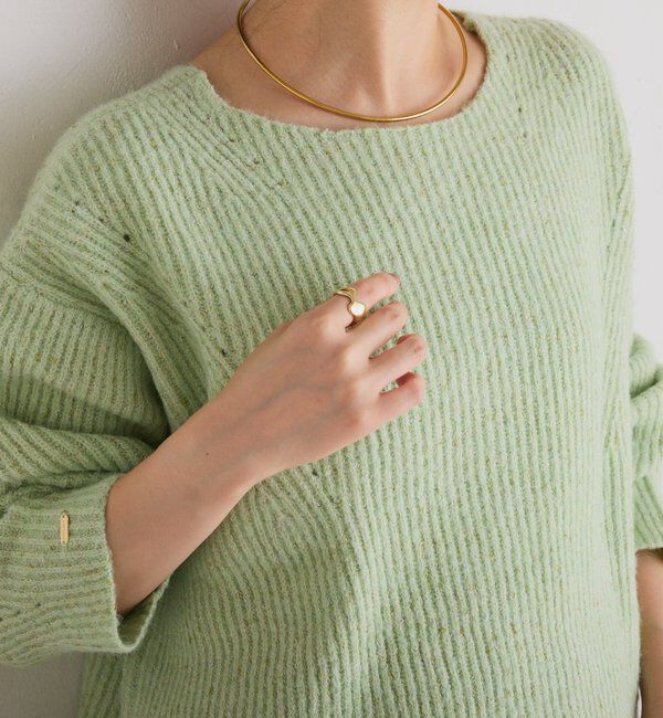  「ラメノット2WAYニット」|ニット・セーター|