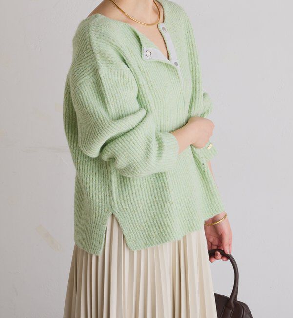  「ラメノット2WAYニット」|ニット・セーター|