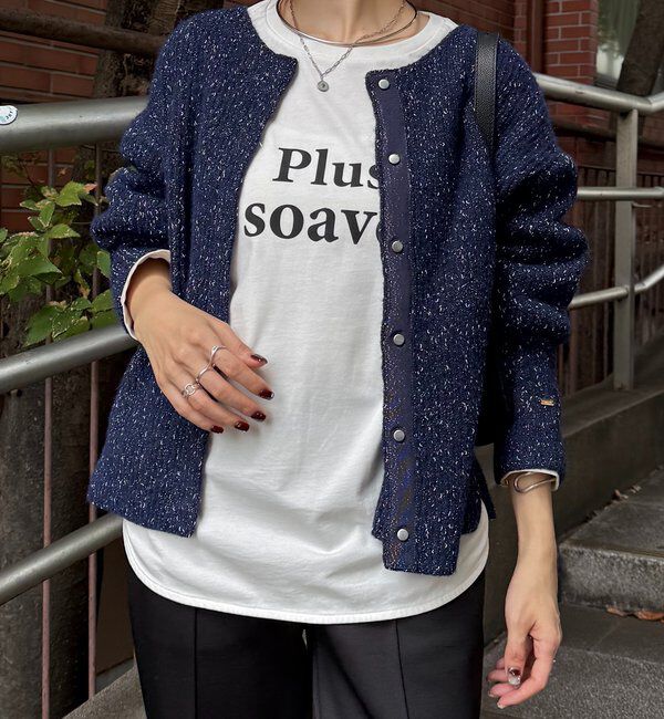  「ラメノット2WAYニット」|ニット・セーター|