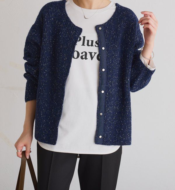  「ラメノット2WAYニット」|ニット・セーター|