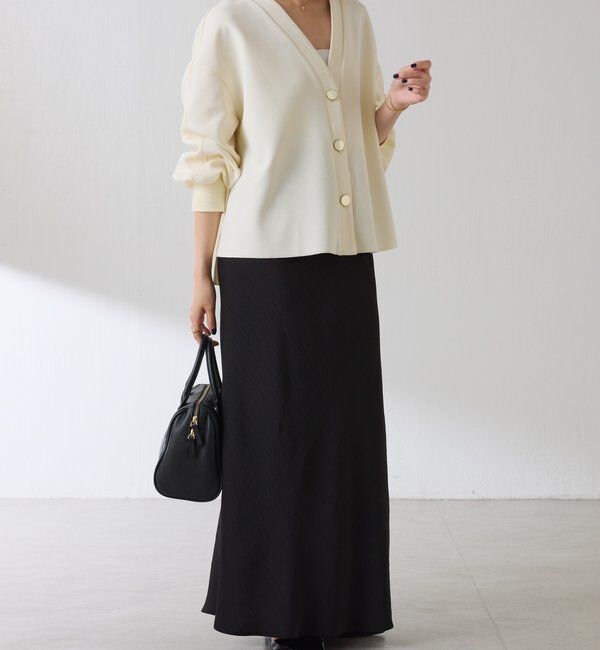  「メタル釦ジョーゼットカーディガン」|Tシャツ・カットソー|