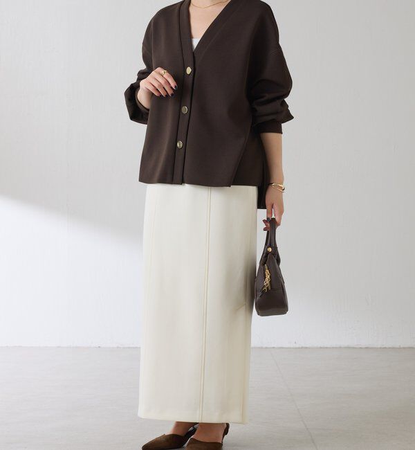  「メタル釦ジョーゼットカーディガン」|Tシャツ・カットソー|