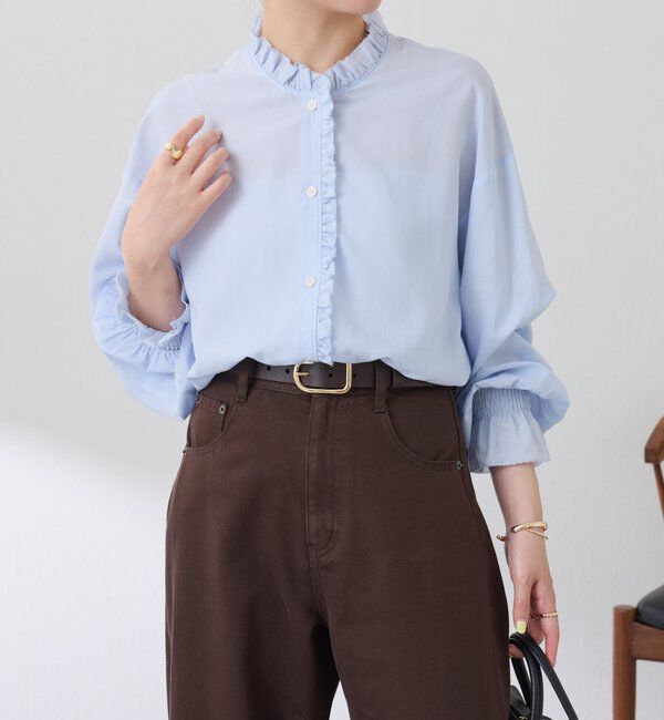  「フリルカラーシャツ」|シャツ・ブラウス|