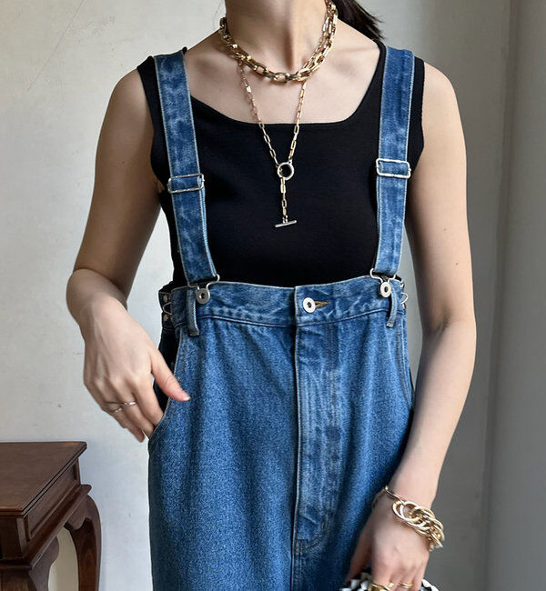  「スクエアニットタンク」|ニット・セーター|