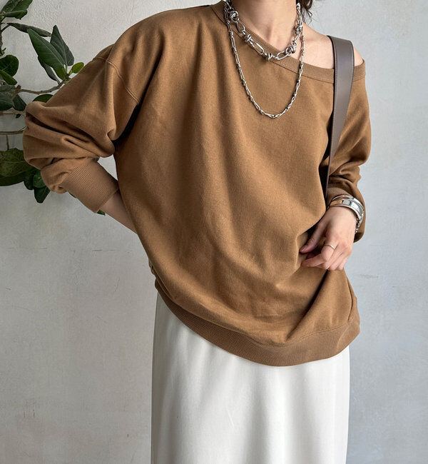  「【新色追加/毎年大人気！】裏毛スウェット」|Tシャツ・カットソー|キャメル