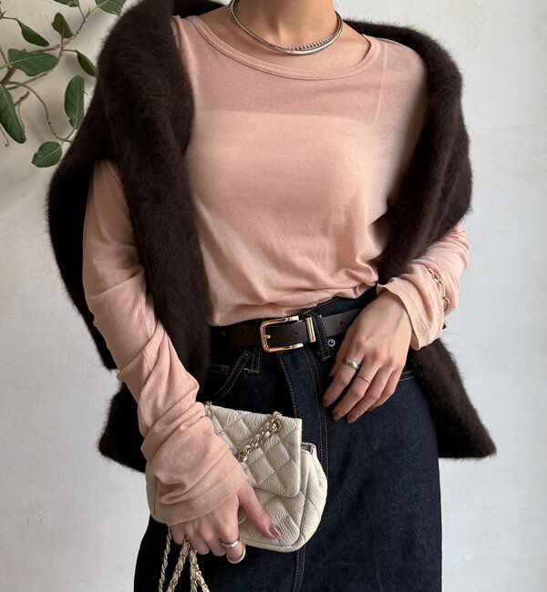  「【新色追加】コットンシアーTEE」|Tシャツ・カットソー|