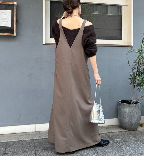  「【新色追加/前後2WAYで着られる】深Vワンピース」|ワンピース|