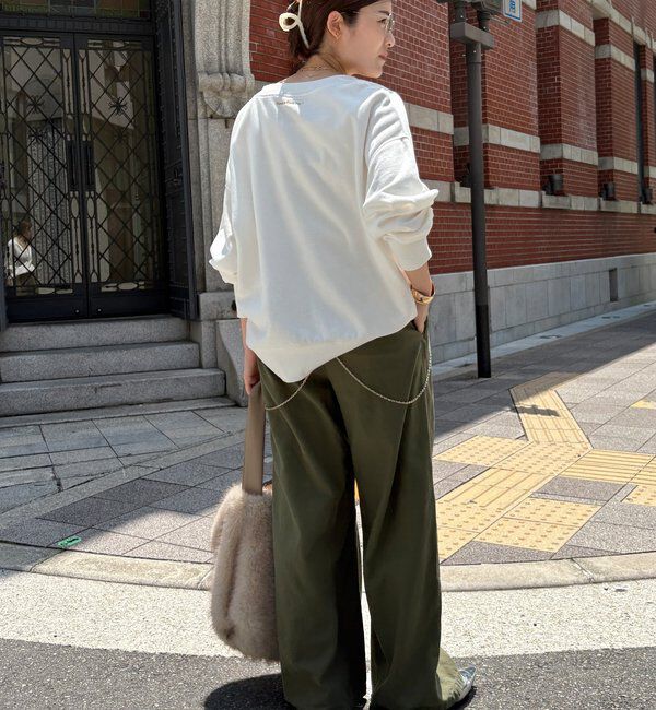  「【新色追加】【インフルエンサー OKOCHI企画】ハーフジップスウェット」|Tシャツ・カットソー|