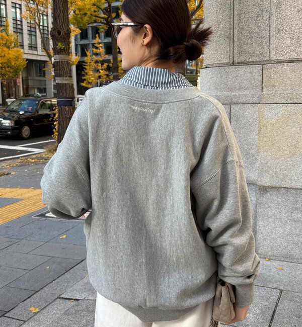  「【新色追加】【インフルエンサー OKOCHI企画】ハーフジップスウェット」|Tシャツ・カットソー|