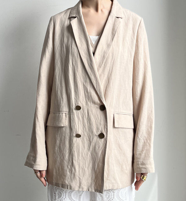  「リヨセルリネンジャケット」|テーラードジャケット|