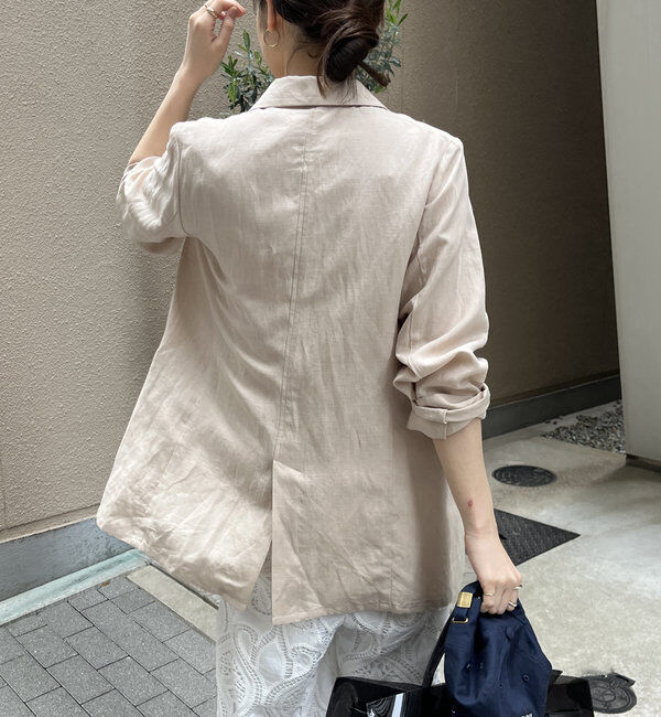  「リヨセルリネンジャケット」|テーラードジャケット|