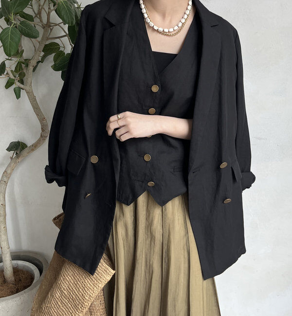  「リヨセルリネンジャケット」|テーラードジャケット|