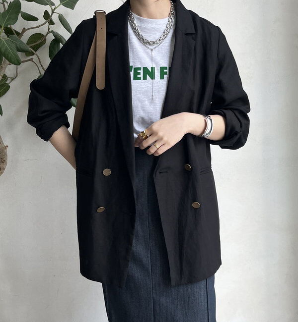  「リヨセルリネンジャケット」|テーラードジャケット|