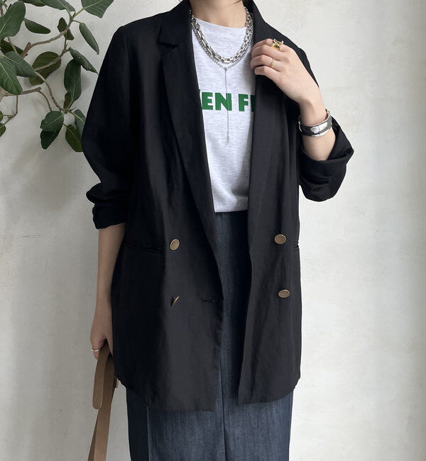  「リヨセルリネンジャケット」|テーラードジャケット|