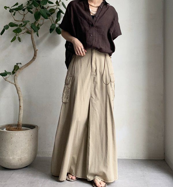  「リネンドロストフレンチシャツ」|シャツ・ブラウス|