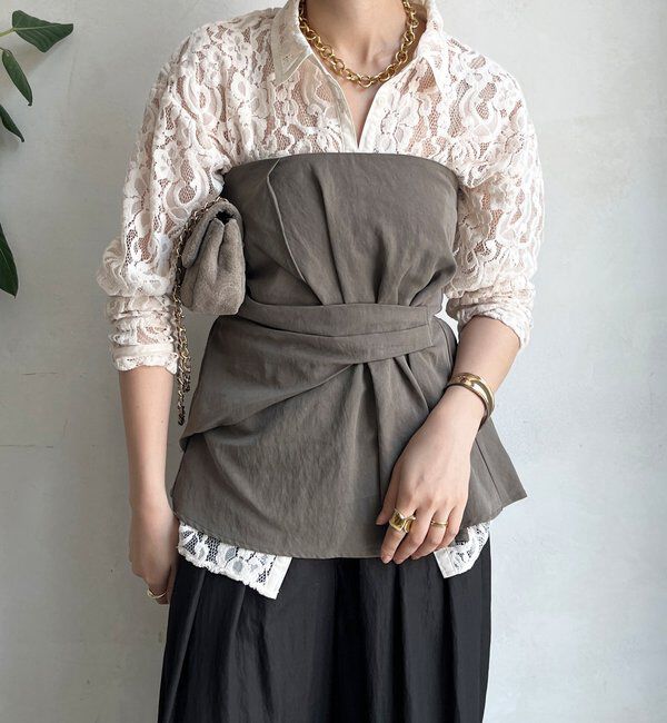  「フロッキーレースシャツ」|シャツ・ブラウス|