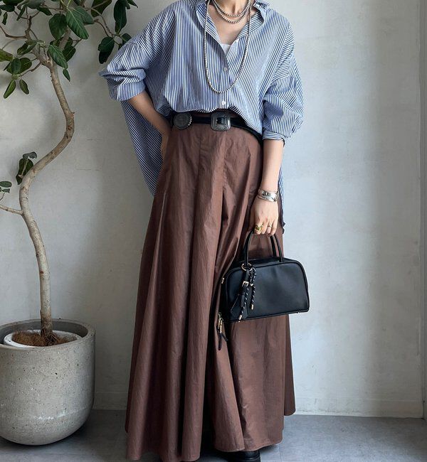  「ストライプポンチョブラウス」|シャツ・ブラウス|