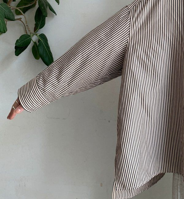  「ストライプポンチョブラウス」|シャツ・ブラウス|