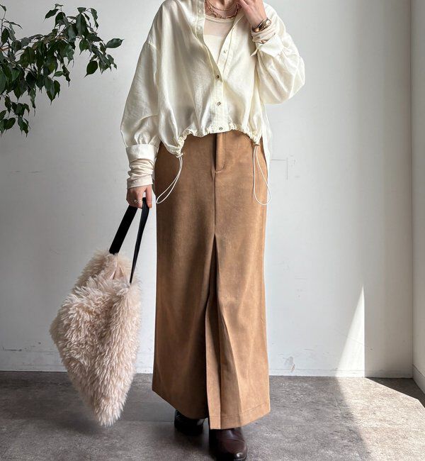  「襟付シアースピンドルブラウス」|シャツ・ブラウス|