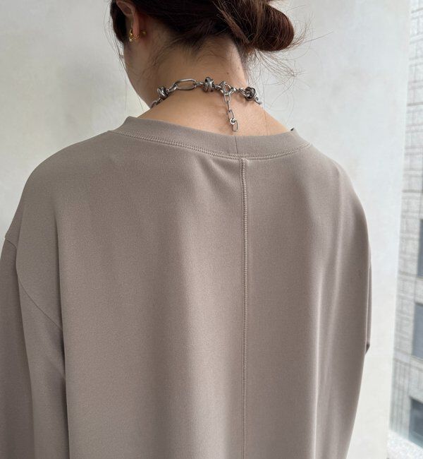  「カットジョーゼットMOREEロゴTEEブラウス」|シャツ・ブラウス|