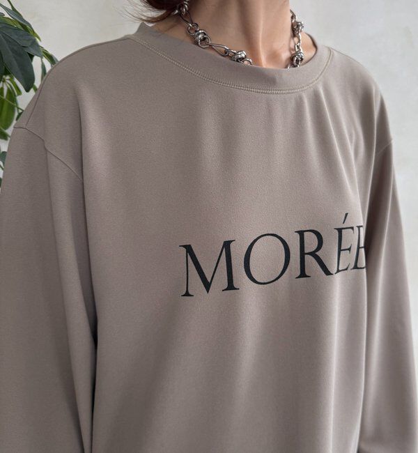  「カットジョーゼットMOREEロゴTEEブラウス」|シャツ・ブラウス|