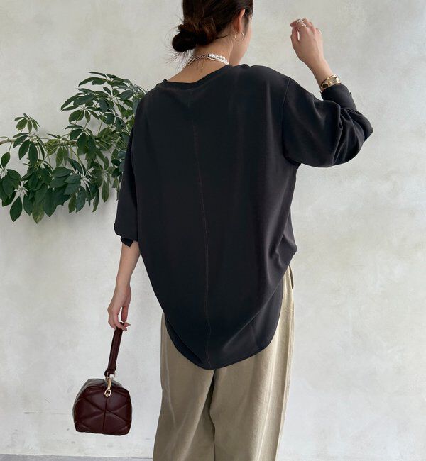  「カットジョーゼットMOREEロゴTEEブラウス」|シャツ・ブラウス|