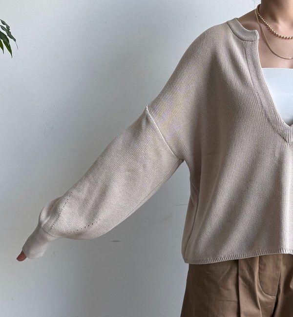  「スキッパープルオーバー」|ニット・セーター|