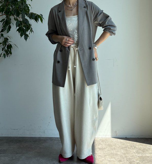  「ダブルブレストジャケット」|テーラードジャケット|