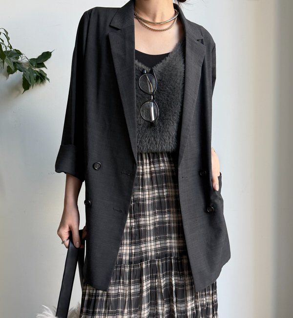  「ダブルブレストジャケット」|テーラードジャケット|