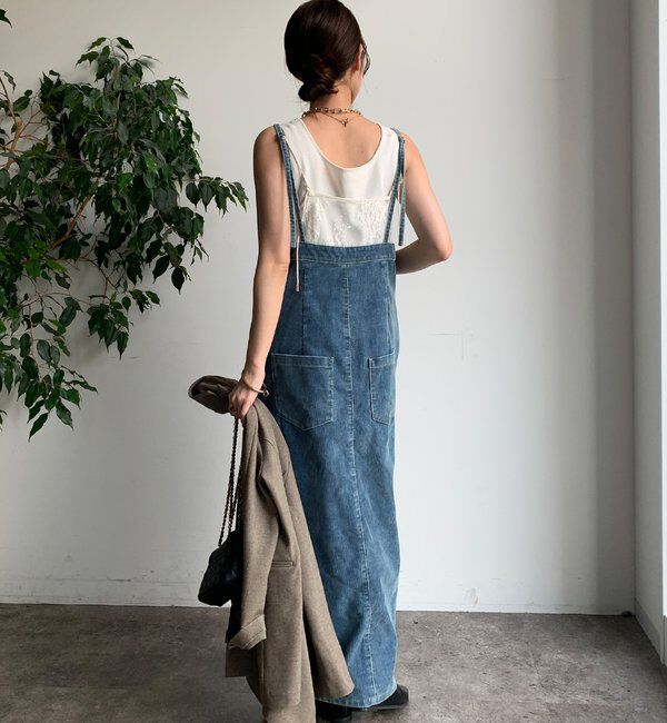  「【新色追加】コーデュロイジャンスカ」|ワンピース|