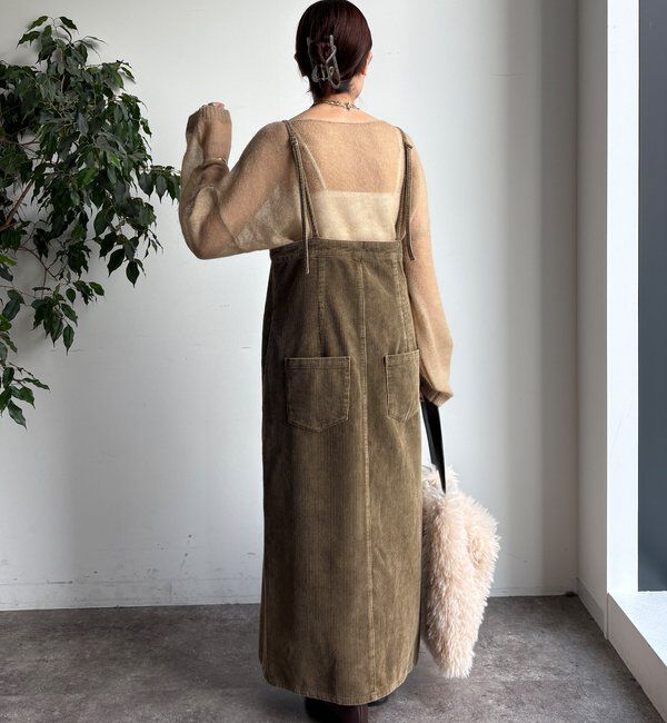  「【新色追加】コーデュロイジャンスカ」|ワンピース|